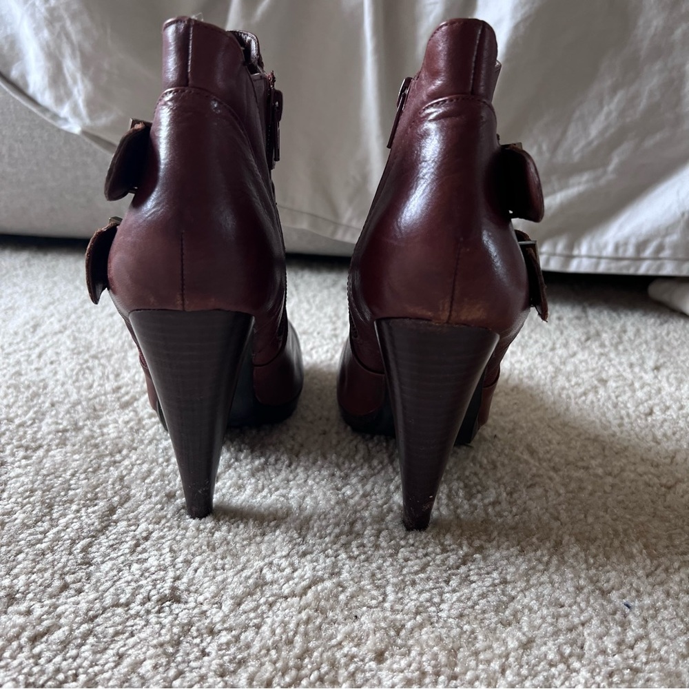 Aldo Moto Leather Ankle Boots - Picture 7 of 12